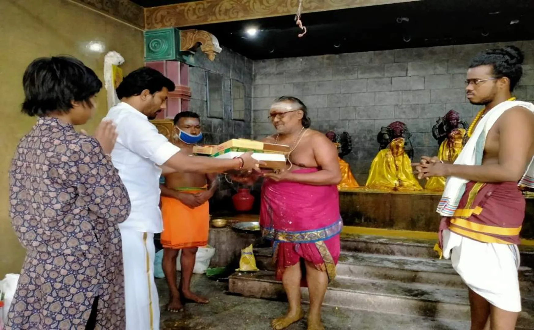 srivillipudhur andal temple visit theni mp raveendranath